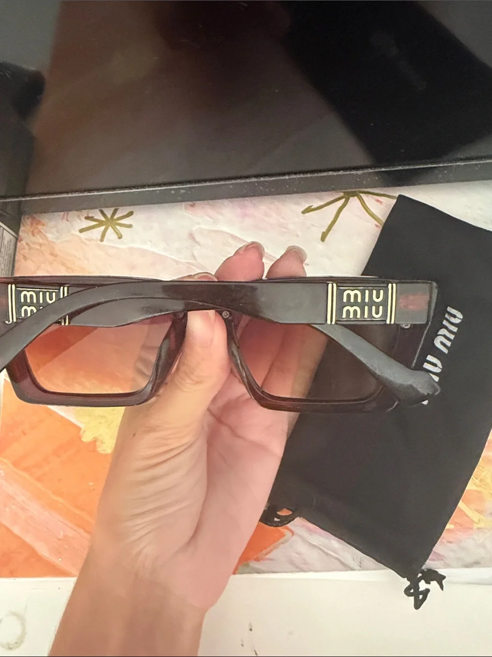 Miu Miu one hinge